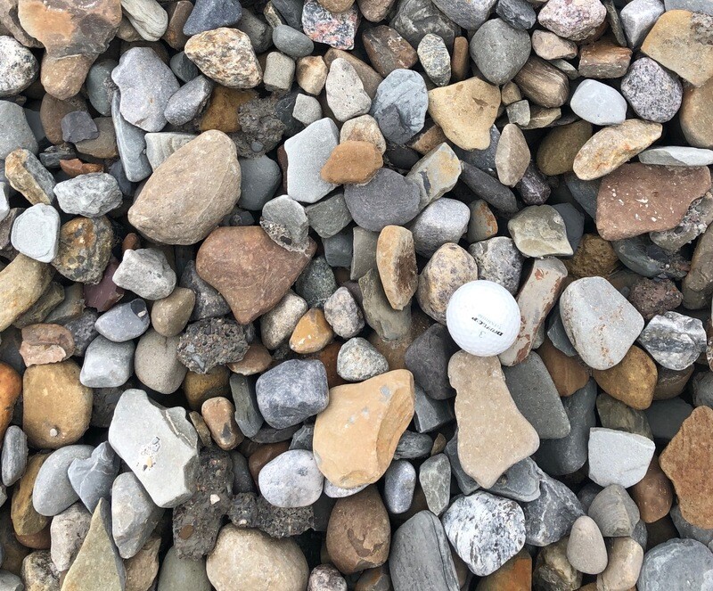 #3 &amp; #4 Wash Gravel - BY THE YARD