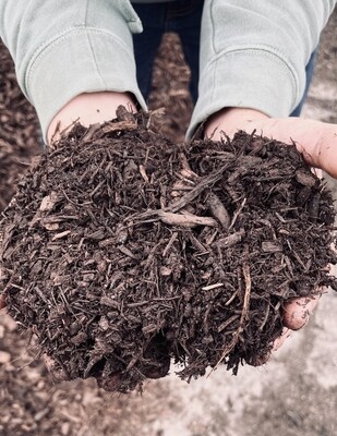 Brown Mulch- Double Shred- Premo- BY THE YARD