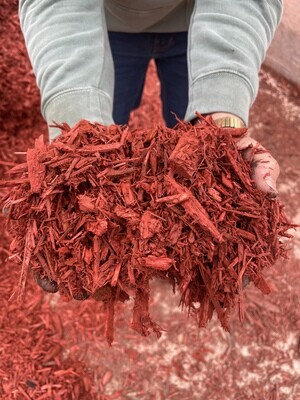 Red Pallet Mulch - BY THE YARD