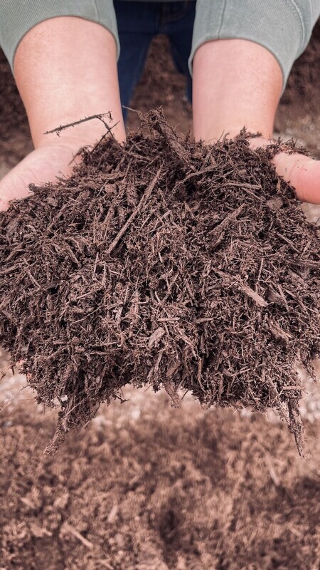 Brown Mulch - All Bark Triple Shred - BY THE YARD