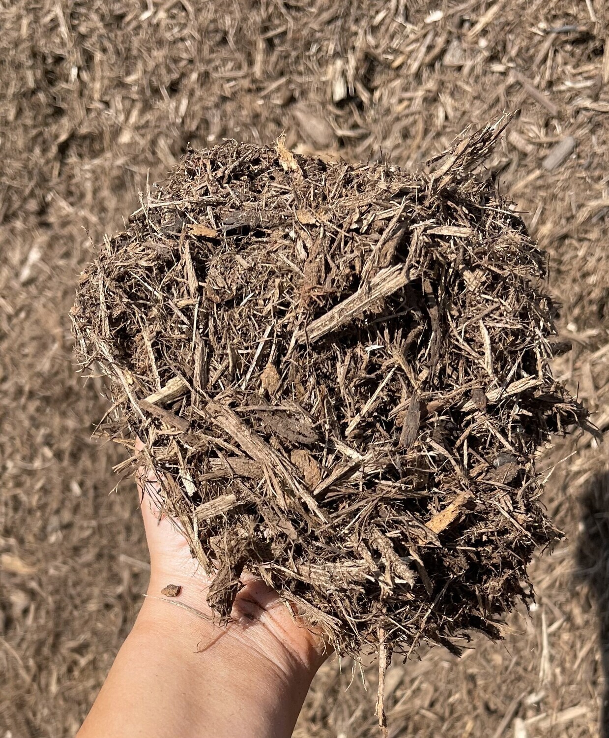 Natural Mulch - All Bark Triple Shred - BY THE YARD
