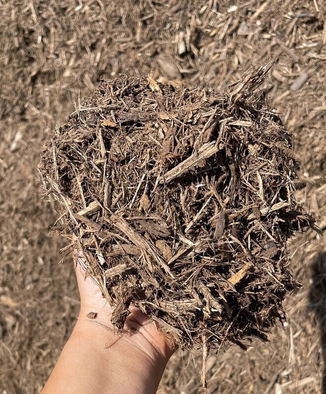 Natural Mulch - All Bark Triple Shred - BY THE YARD