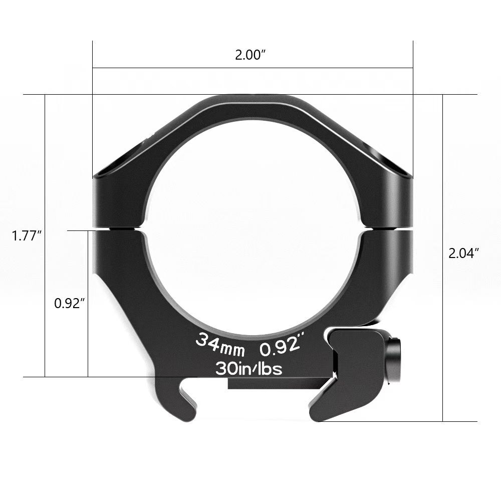 Arken Optics Halo Scope Rings 34mm Low / Medium / High » Tenda Canada