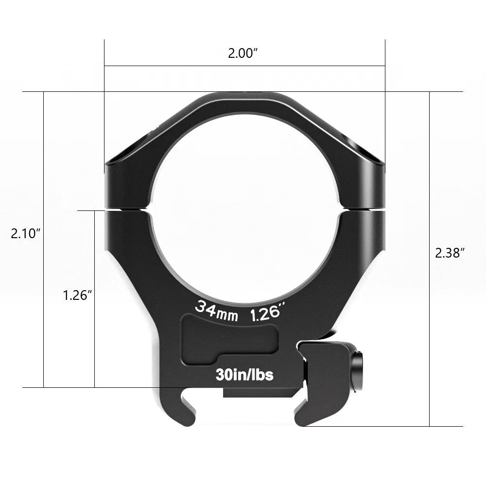 Arken Optics Halo Scope Rings 34mm Low / Medium / High » Tenda Canada