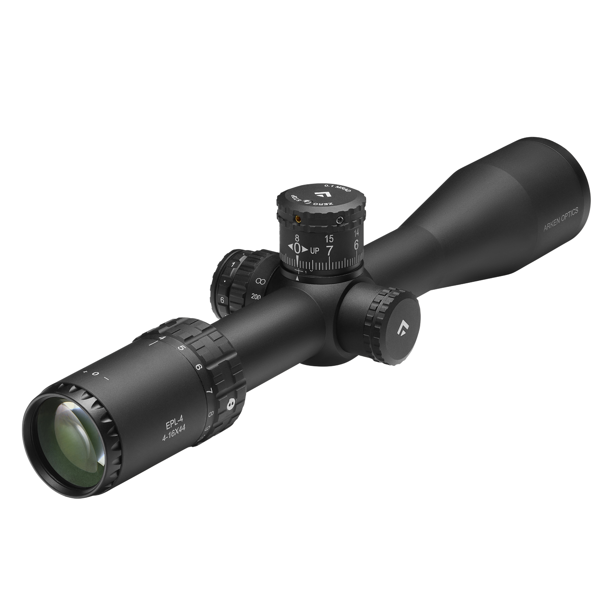 Arken Optics EPL-4 4-16x44 FFP VHR MOA Reticle w/ Zero Stop – 30mm