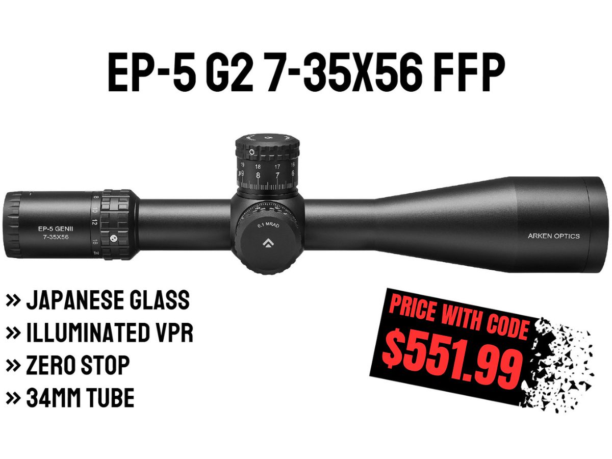EP-5 7-35X56 Gen 2 FFP Illuminated VPR - Zero Stop - 34mm Tube