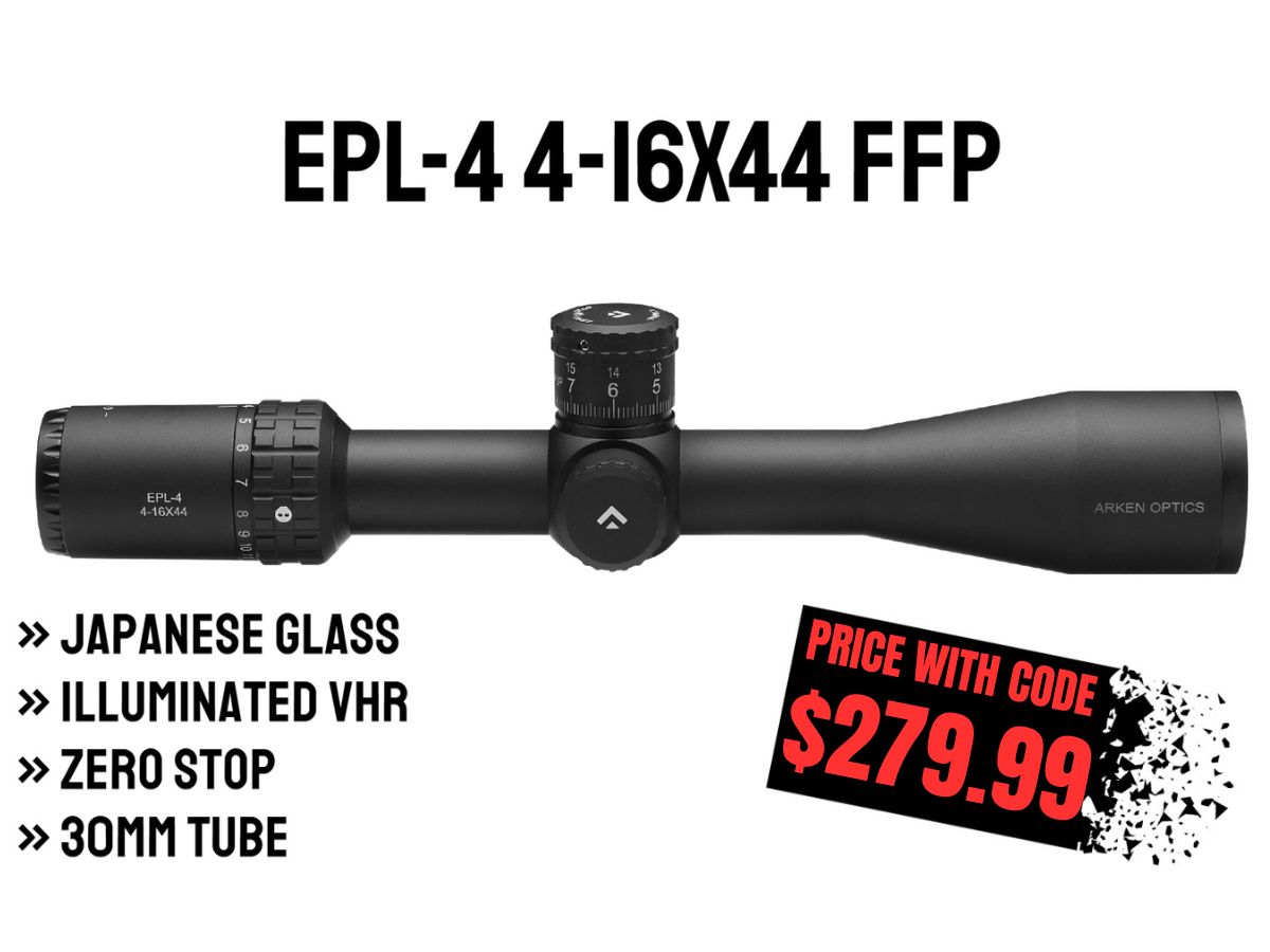 EPL-4 4-16X44 FFP Illuminated VHR - Zero Stop - 30mm Tube