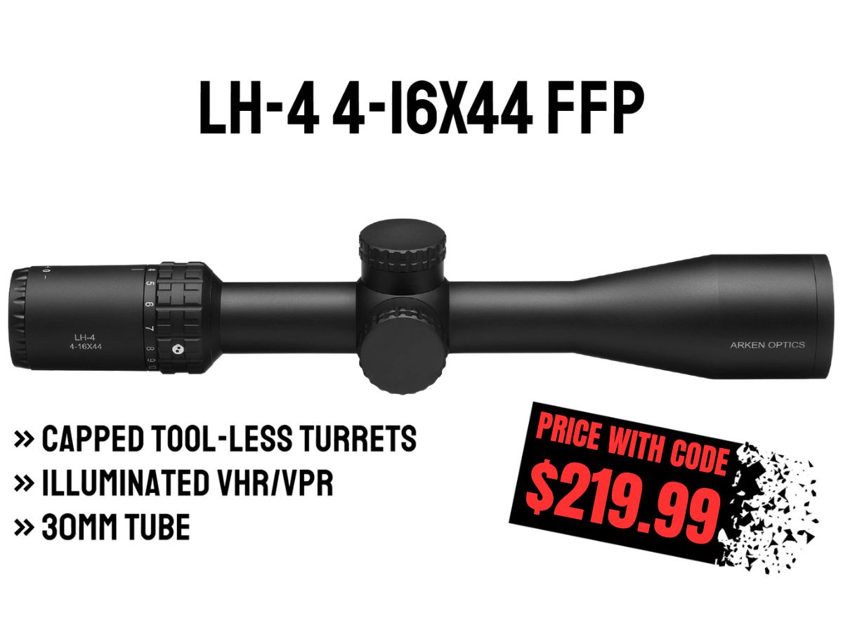 LH-4 4-16x44 FFP | Capped Tool-less Turrets | Illum. VPR/VHR | 30mm Tube