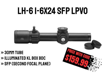 LH-6 1-6x24 SFP LPVO | Illum. KLBOX | 30mm Tube LH-6 1-6x24 SFP LPVO | Illum. KLBOX | 30mm Tube