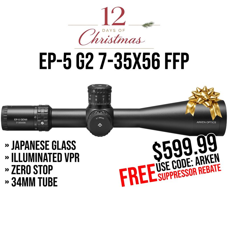 EP-5 7-35X56 Gen 2 FFP Illuminated VPR - Zero Stop - 34mm Tube