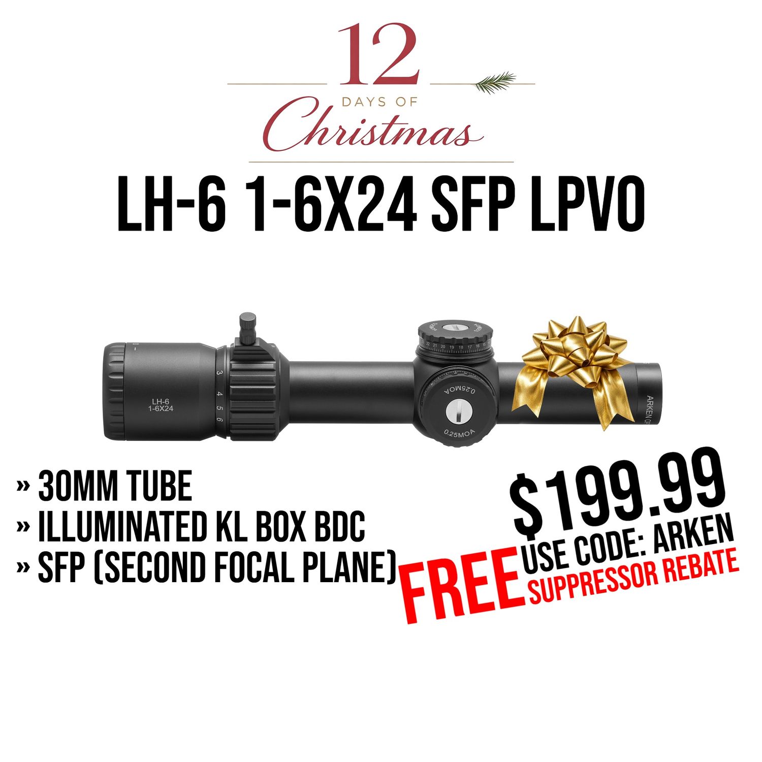 LH-6 1-6x24 SFP LPVO | Illum. KLBOX | 30mm Tube LH-6 1-6x24 SFP LPVO | Illum. KLBOX | 30mm Tube