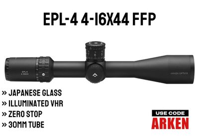EPL-4 4-16X44 FFP Illuminated VHR - Zero Stop - 30mm Tube