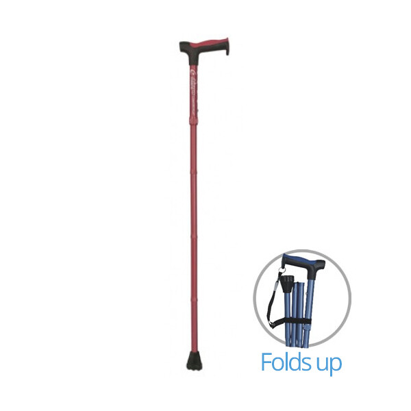 Airgo® Comfort-Plus Folding Cane, Derby Handle