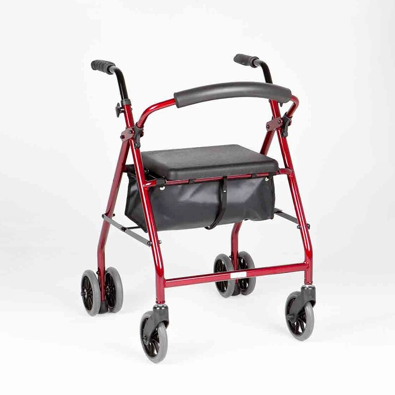 Ellipse 6” Push Down Rollator