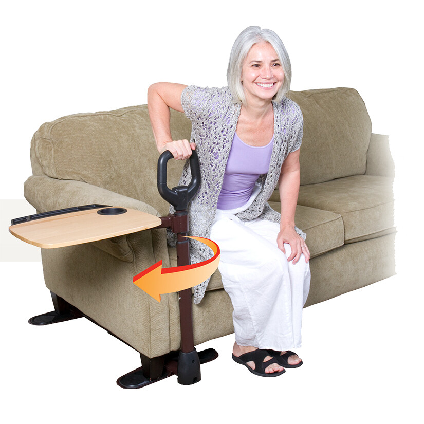 Assist-A-Stand Sofa Handle With Tray