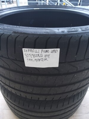 2× PIRELLI P ZERO 305/30ZR20 103 Y 5MM.MØNSTER 