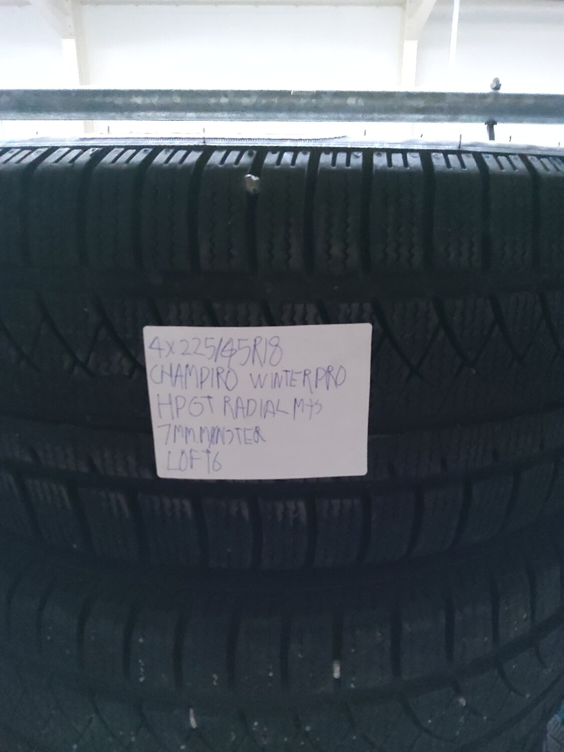 4×225/45R18 CHAMPIRO WINTERPRO HP GT RADIAL M+S 7MM.MØNSTER