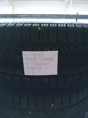 4×225/45R18 CHAMPIRO WINTERPRO HP GT RADIAL M+S 7MM.MØNSTER