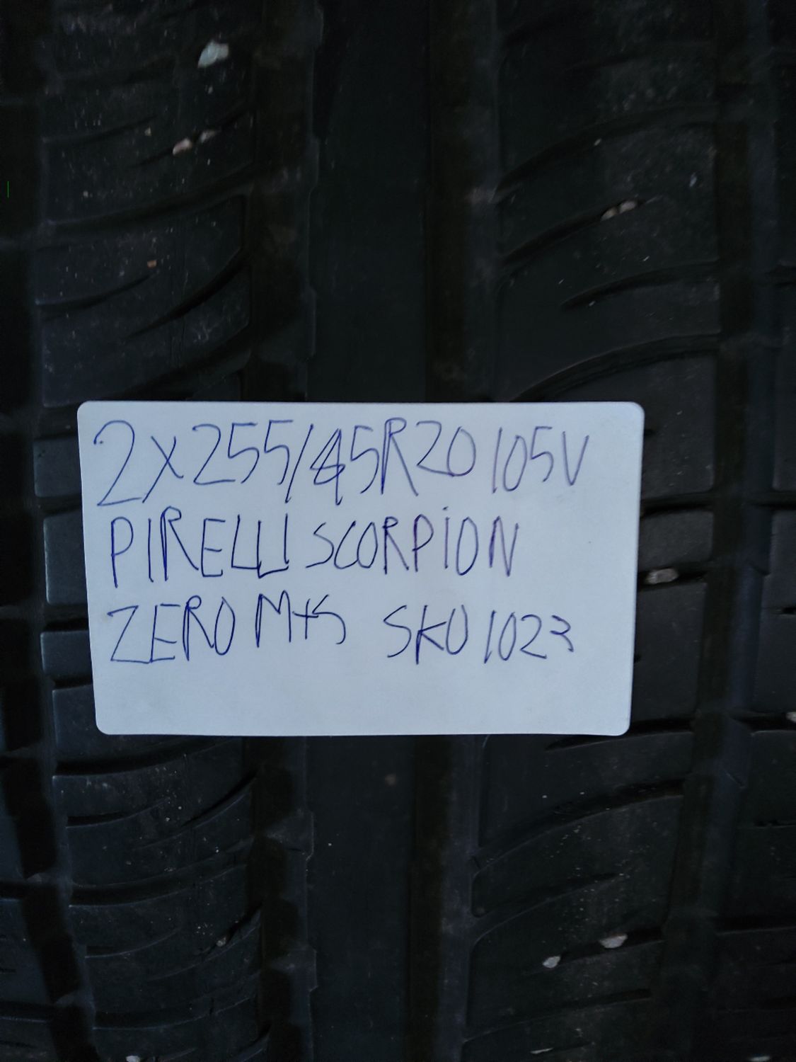 2×255/45R20 105 V PIRELLI SCORPION ZERO M+S