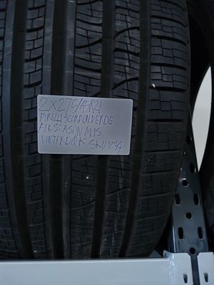 2×275/45R21 PIRELLI SCORPION VERDE ALL SEASON M+S 8MM.MØNSTER VINTERDÆK
