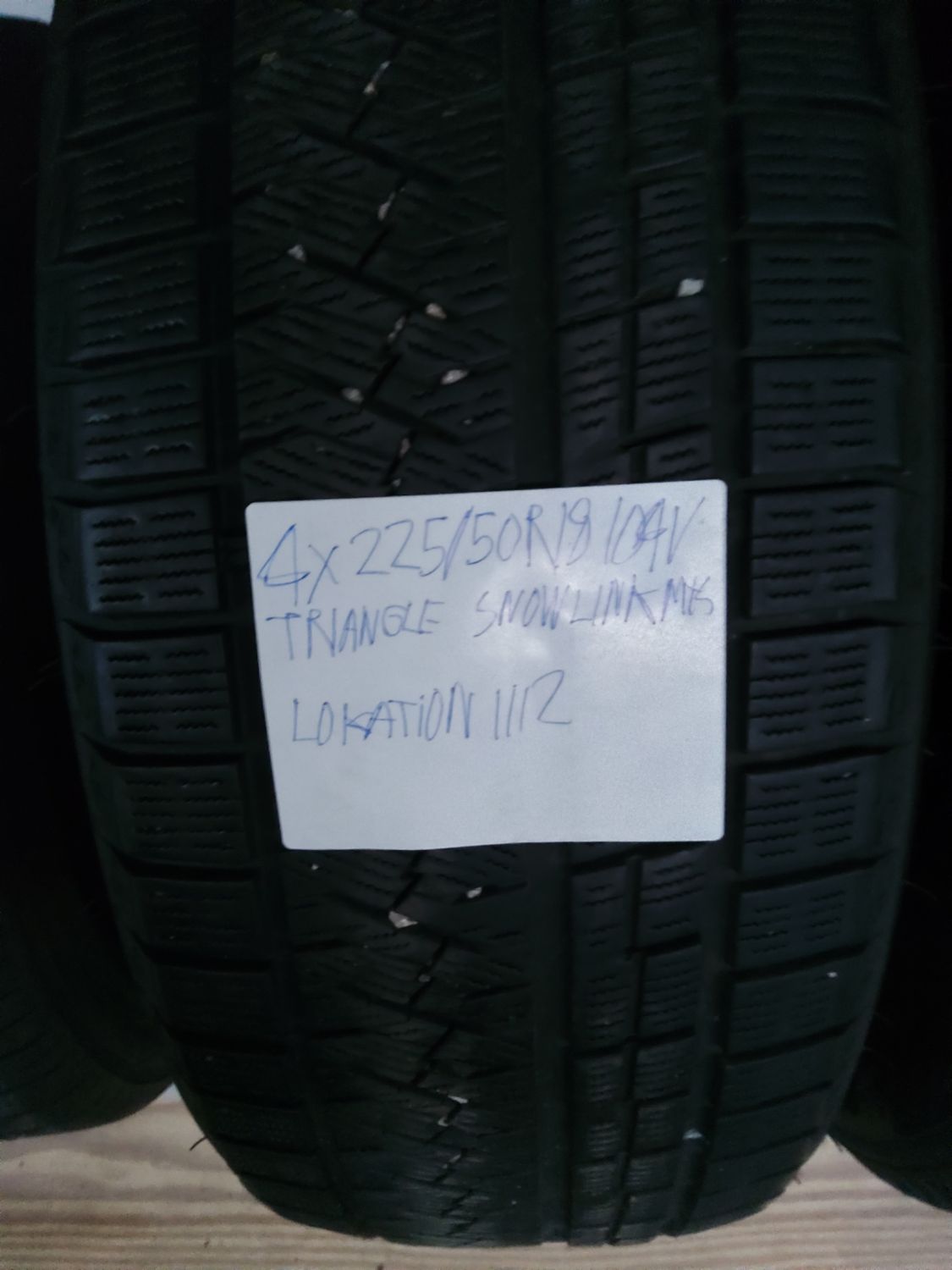 4×225/50R18 104V TRIANGLE SNOWLINK M+S VINTERDÆK 6MM.MØNSTER 