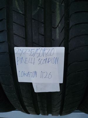 2×235/50R20 PIRELLI SCORPION 7MM.MØNSTER SOMMERDÆK 
