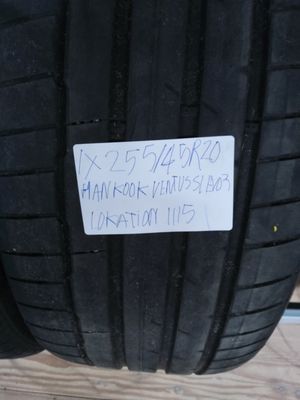 1×255/45R20 HANKOOK VENTUS S1 EVO3 SOMMERDÆK 5MM.MØNSTER 