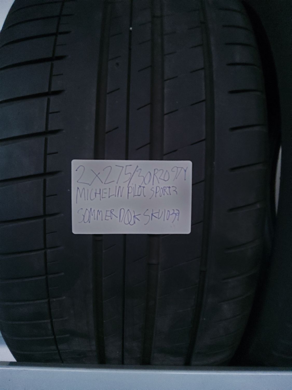 2×275/30R20 97Y MICHELIN PILOT SPORT 3 6MM.MØNSTER 