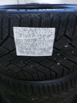 2×245/40R19 98T XL CONTINENTAL VIKINGCONTACT7 M+S 7MM.MØNSTER 2×255/40R19 T XL CONTINENTAL VIKINGCONTACT7 M+S 7MM.MØNSTER