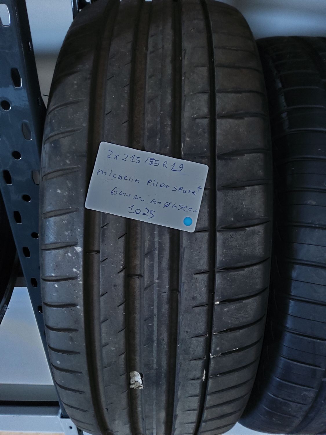 2×215/55R19 MICHELIN PILOT SPORT 4 6MM.MØNSTER SOMMERDÆK