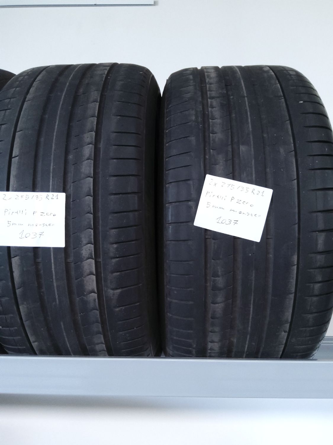 2x 275/35R21 Piralli PZero 5mm mønster