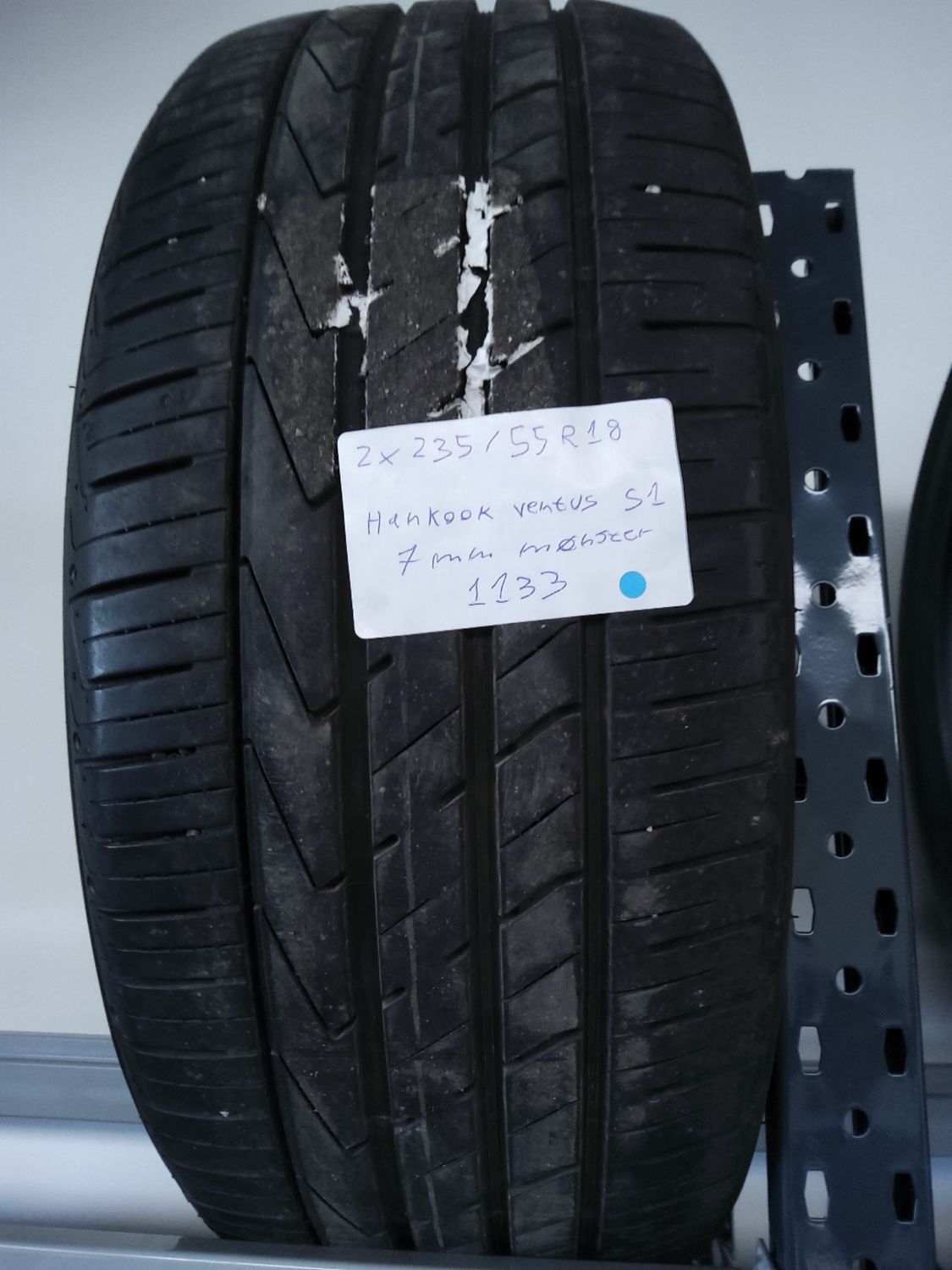 2×235/55R18 100V HANKOOK VENTUS S1 EVO2 SUV 7MM.MØNSTER