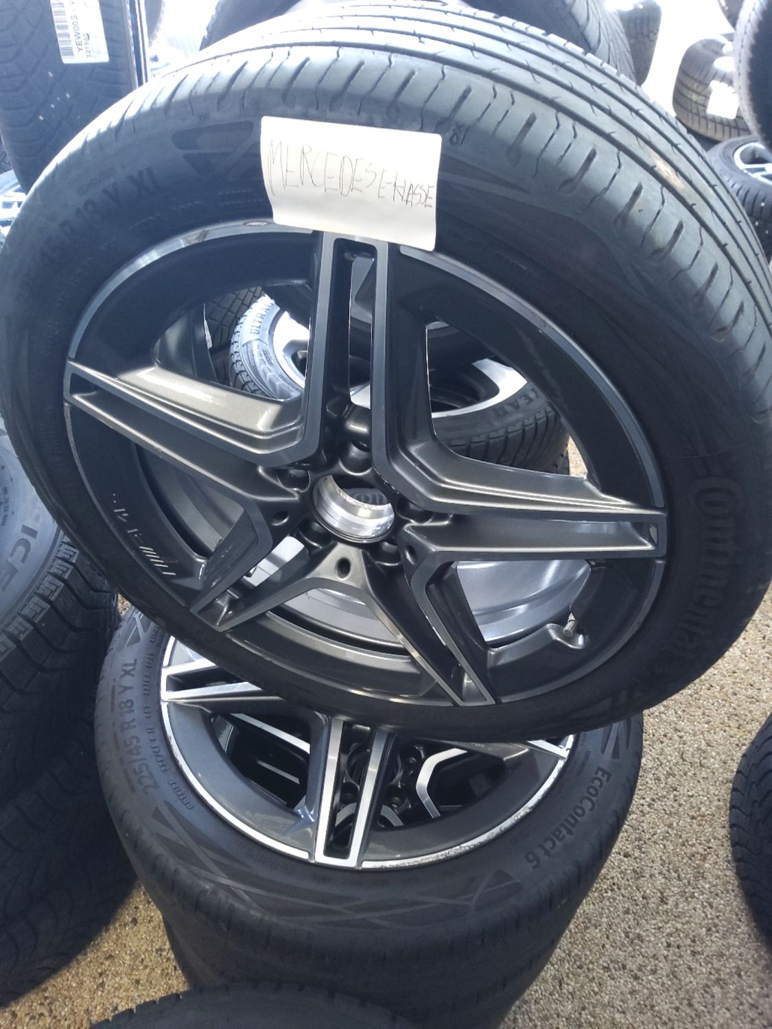 Mercedes E-klasse SOMMERHJUL