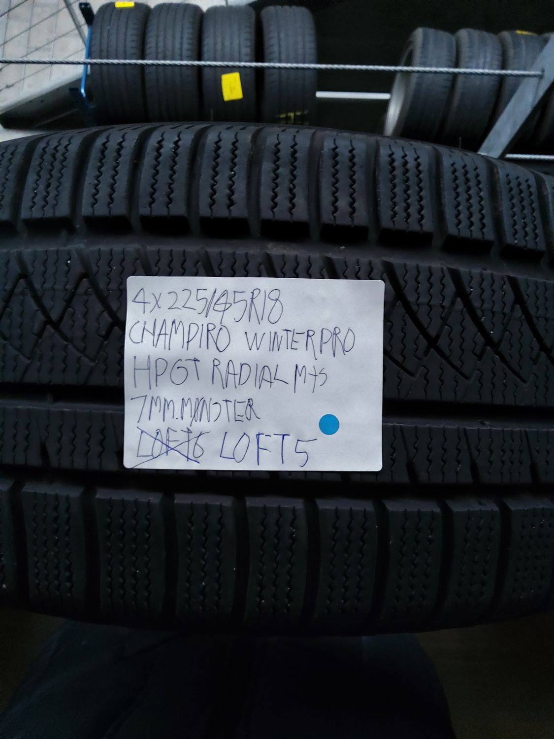 4×225/45R18 CHAMPIRO WINTERPRO HP GT RADIAL M+S 7MM.MØNSTER