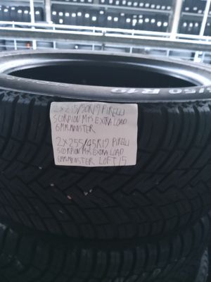 2×235/50R19 PIRELLI SCORPION M+S EXTRA LOAD 6MM.MØNSTER