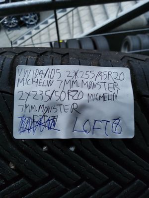 VW ID4/ID5 WINTER DÆK 2×255/45R20 MICHELIN 7MM.MØNSTER 2×235/50R20 MICHELIN 7MM.MØNSTER