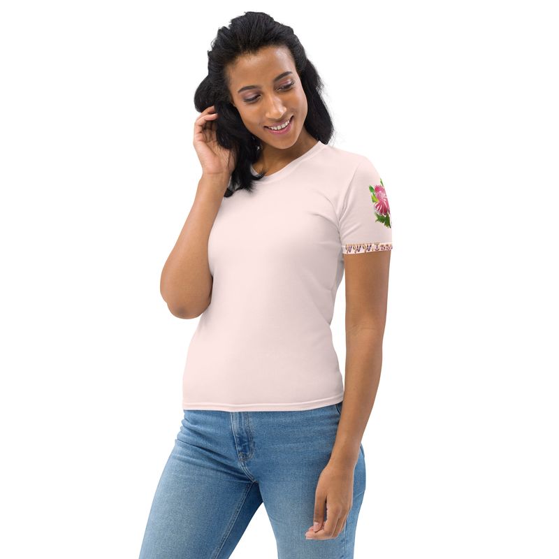 Pink scoop  T-shirt