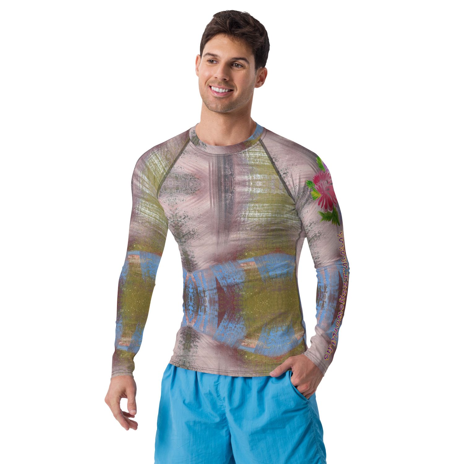 Color fusion Long Sleeve t-shirt 