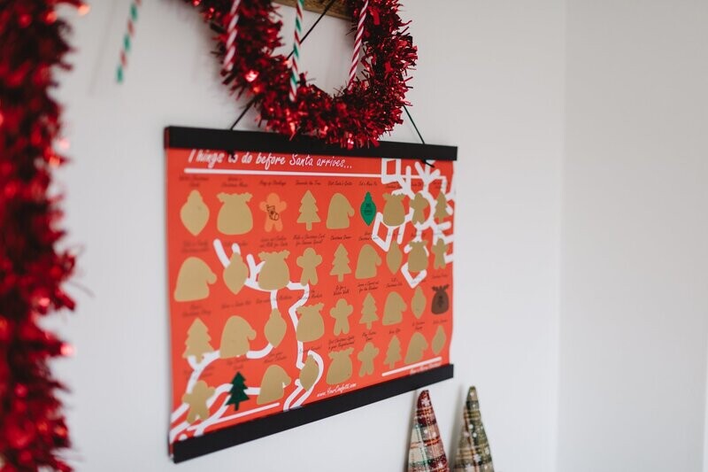 Christmas Scratch off Poster