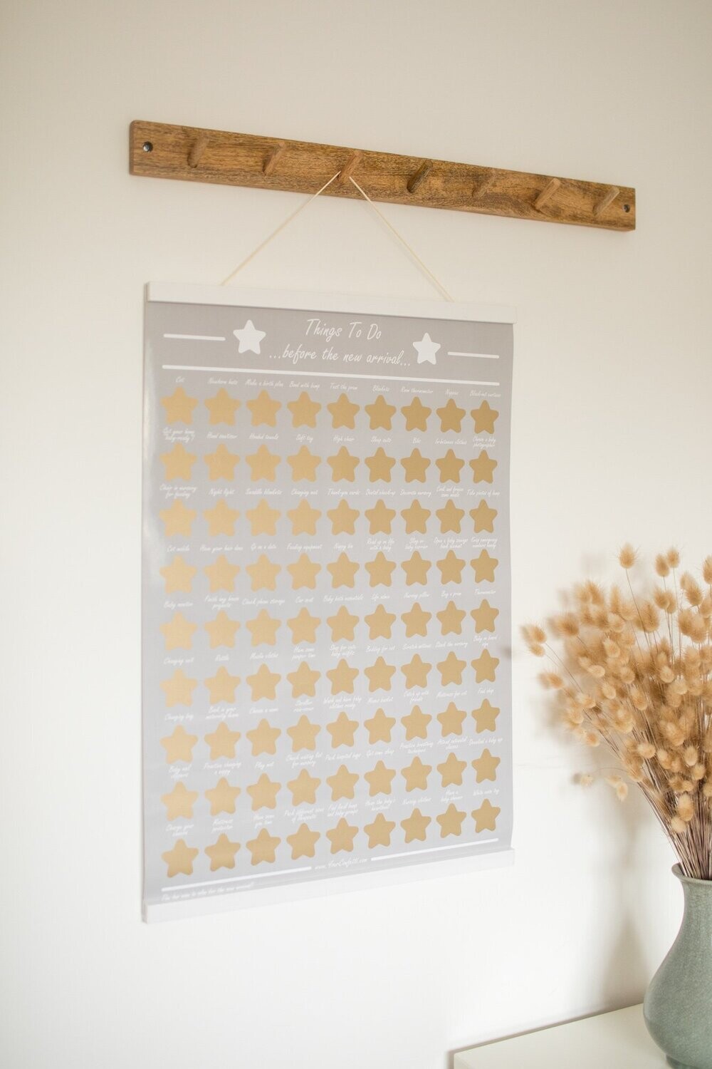 Baby Checklist Scratch Off Poster (A2)