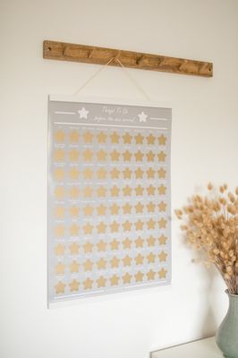 Baby Checklist Scratch Off Poster (A2)
