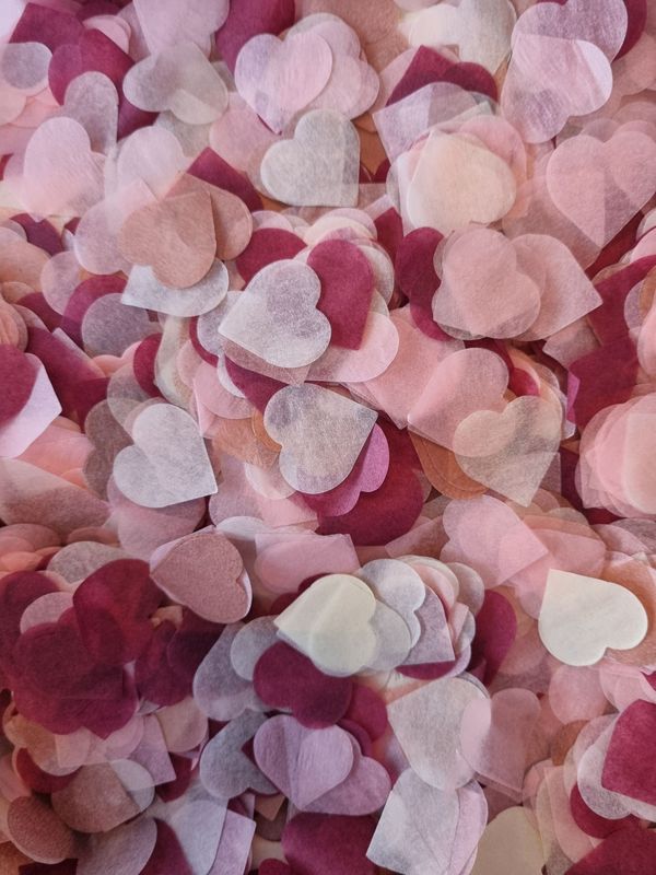 Pick & Mix Biodegradable Confetti - Hearts