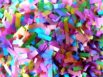 Rainbow Strip Confetti Rainbow Strip Confetti