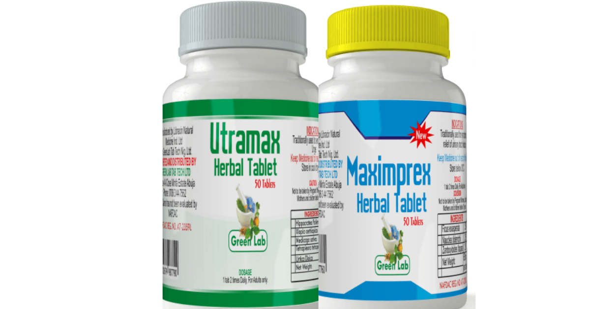2in1 COMBO
(UTRAMAX AND MAXIMPREX HERBAL)-For cure of infection and last long in bed.