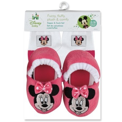 Disney Minnie Mouse Slipper and Socks Set