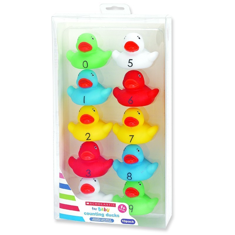 Scholastic 10 Piece Baby Counting Ducks
