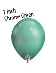 7 inch CHROME GREEN Qualatex, Price Per Bag of 50