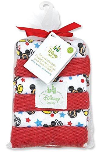 12 Piece Mickey Mouse Washcloth set