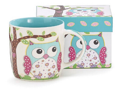Owl Mug With Matching Box