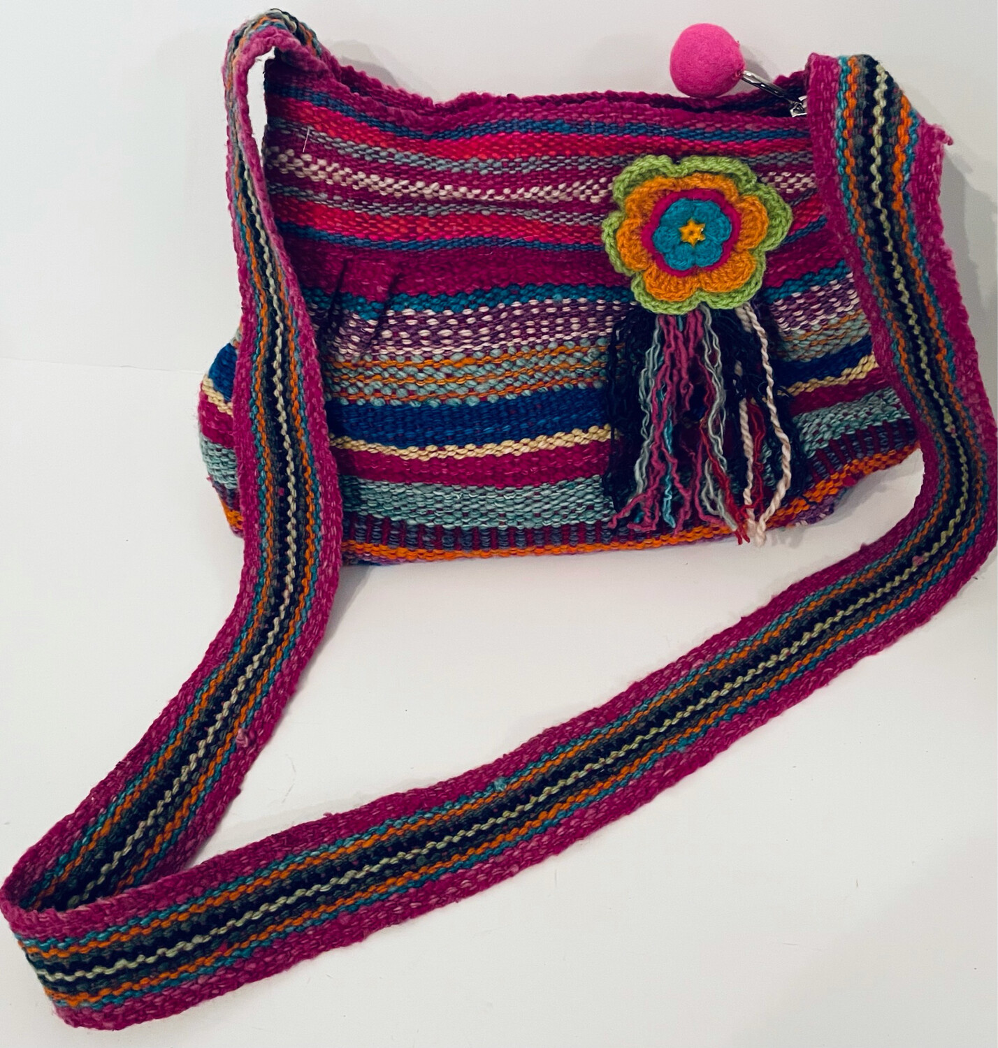 World Trade Market Handmade Knit Handbag